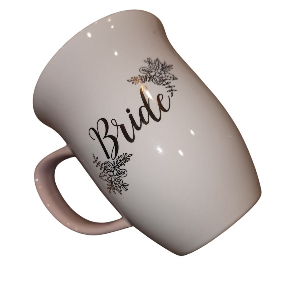 Pink And Gold "Bride" Coffee Mug‎